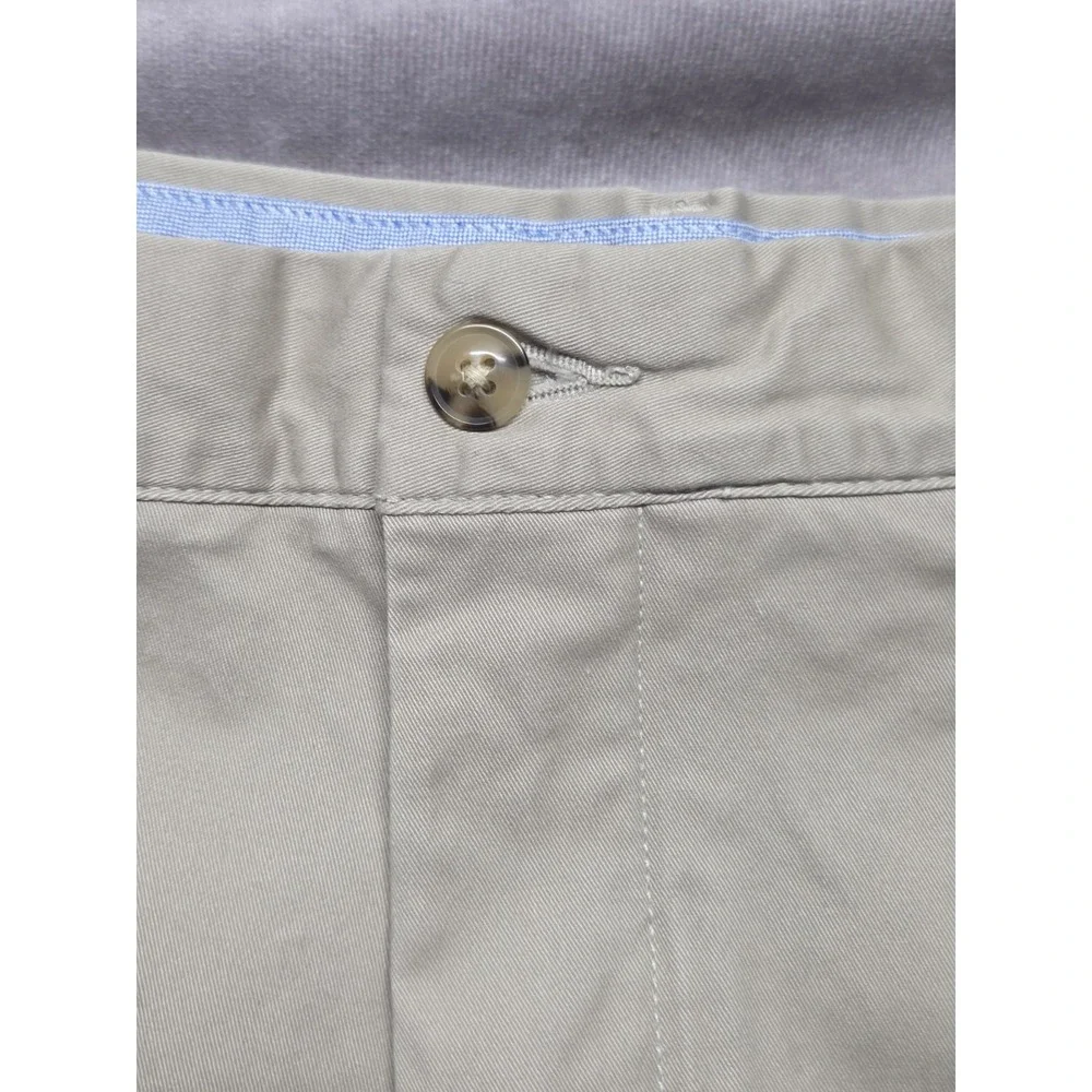 Polo Ralph Lauren Chino Shorts Mens 42 Khaki Tan Classic Fit Twill Navy Pony
